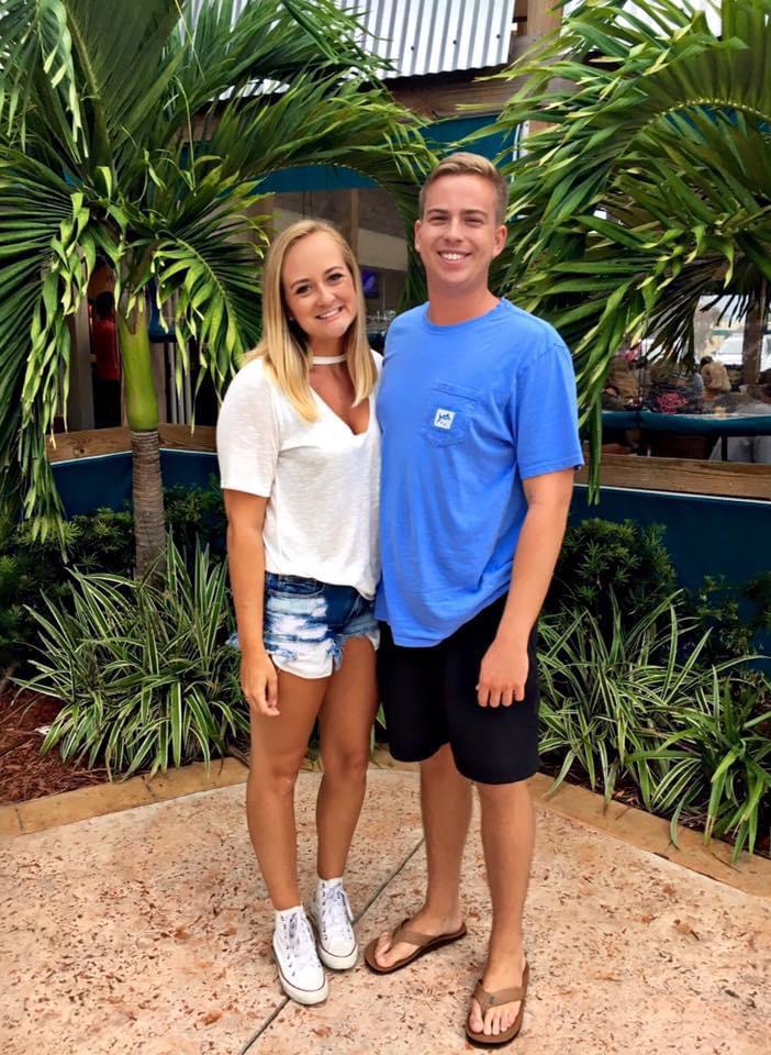 July 2017: Kirk asked Maddi to be his girlfriend on this visit to CB, the summer before their senior year of college