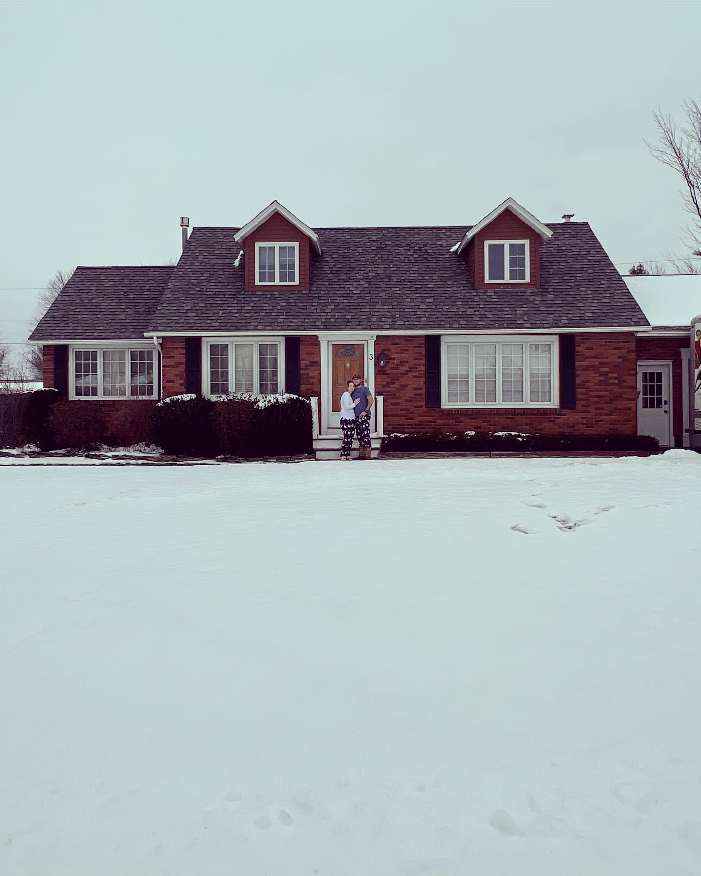 December 25, 2021 - we bought and moved into our first home together!