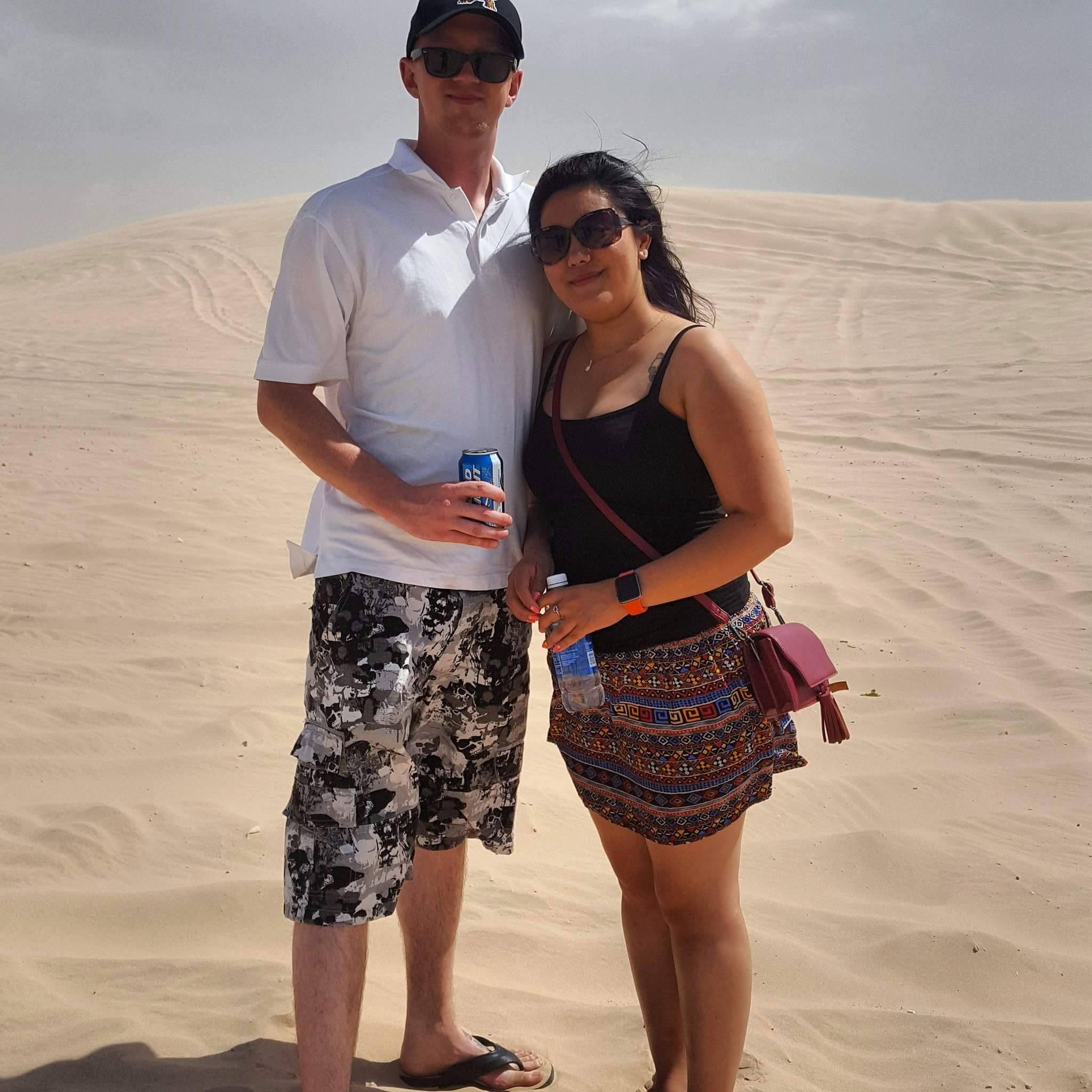 Sand dunes in Mexico