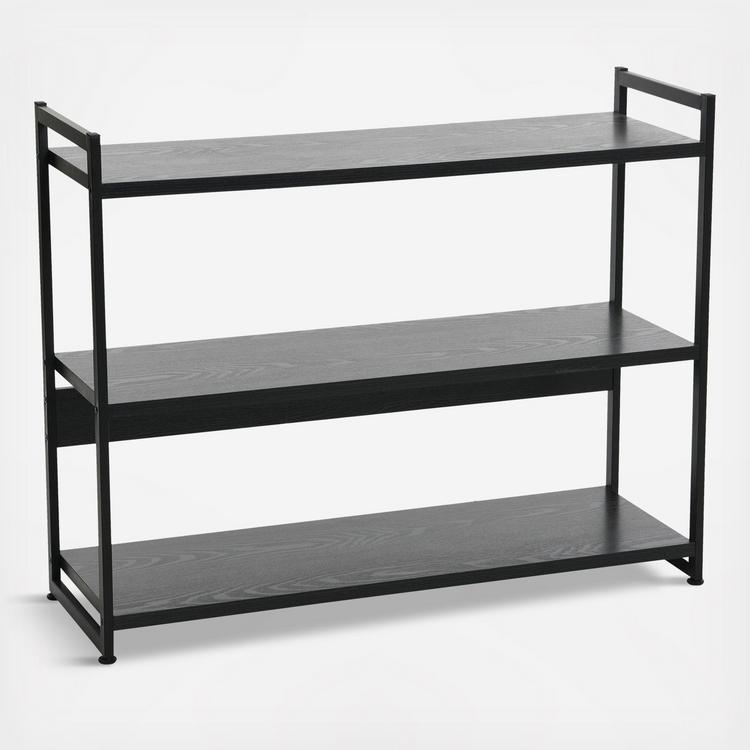 Household Essentials, Jamestown 3-Shelf Open Storage Bookshelf | Zola