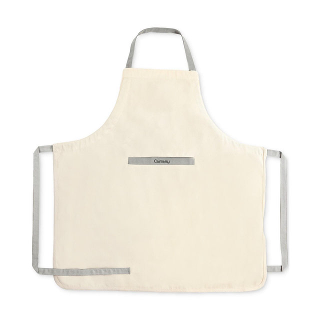 Caraway Cotton Solid-Color Lightweight Bib Apron
