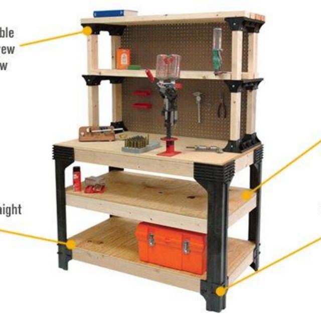 2x4 Basics AnySize Workbench Kit with ShelfLinks — Model# 90164MI