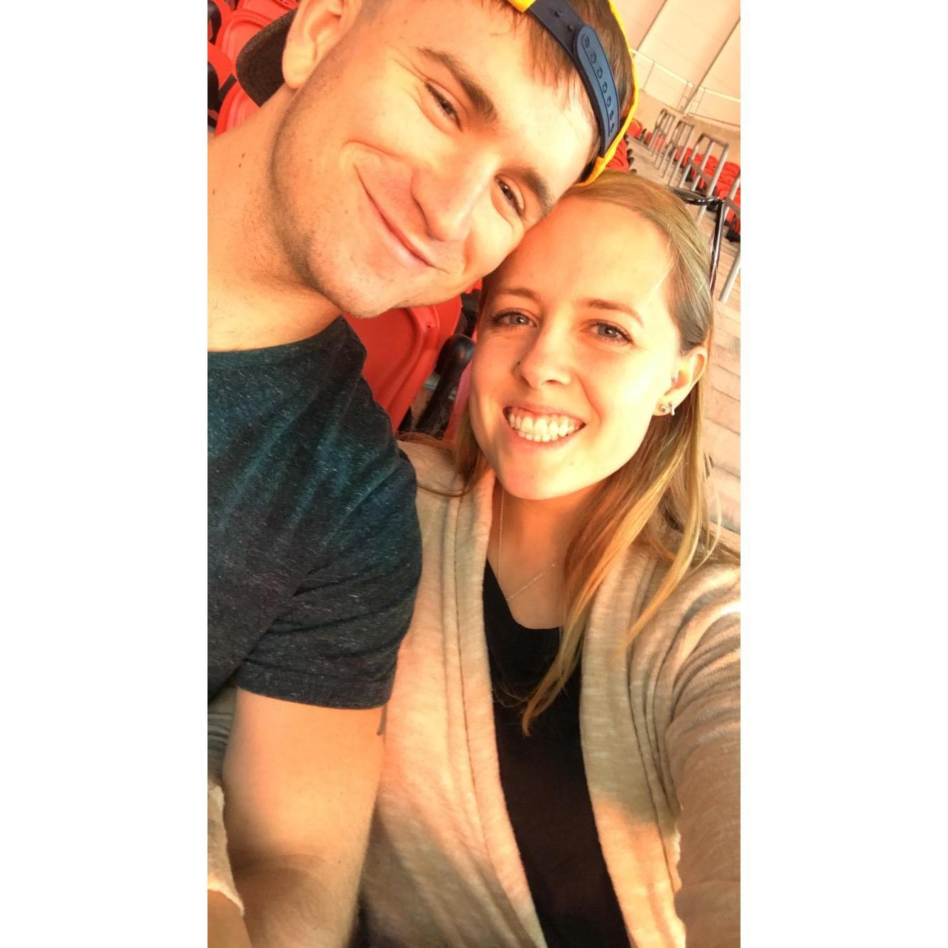 Catching up in Atlanta at our first (of many to come) Atlanta United soccer game.