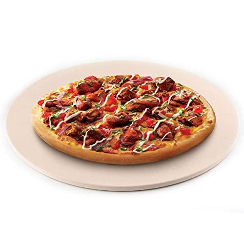 waykea 12” Round Pizza Stone for Grill, Oven or RV Oven | Cordierite Grilling Stone Bread Baking Stone
