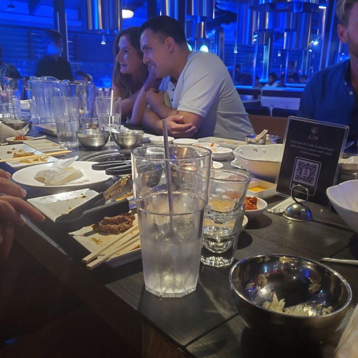 The night we first met at Korean BBQ - Sept 11, 2021