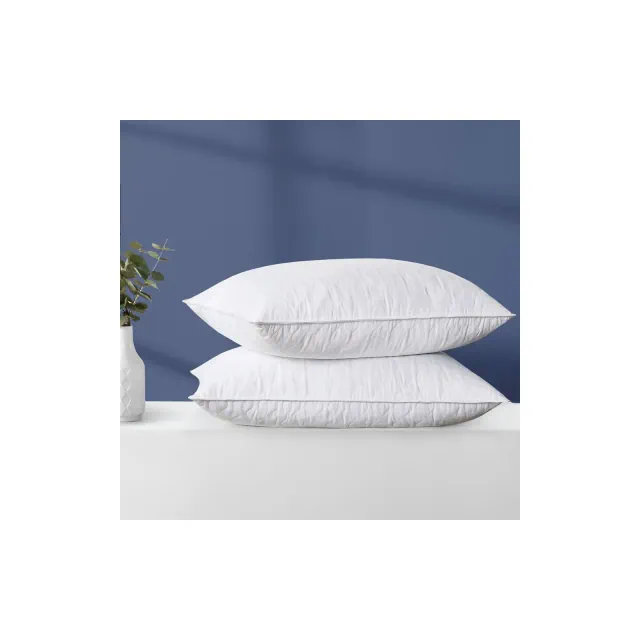 Peace Nest Quilted Goose Feather Pillows 2 Pack, King
