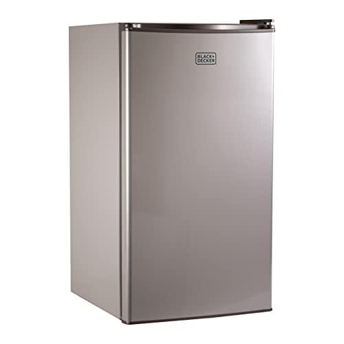 BLACK+DECKER BCRK32V Compact Refrigerator Energy Star Single Door Mini Fridge with Freezer, 3.2 Cubic Ft., VCM