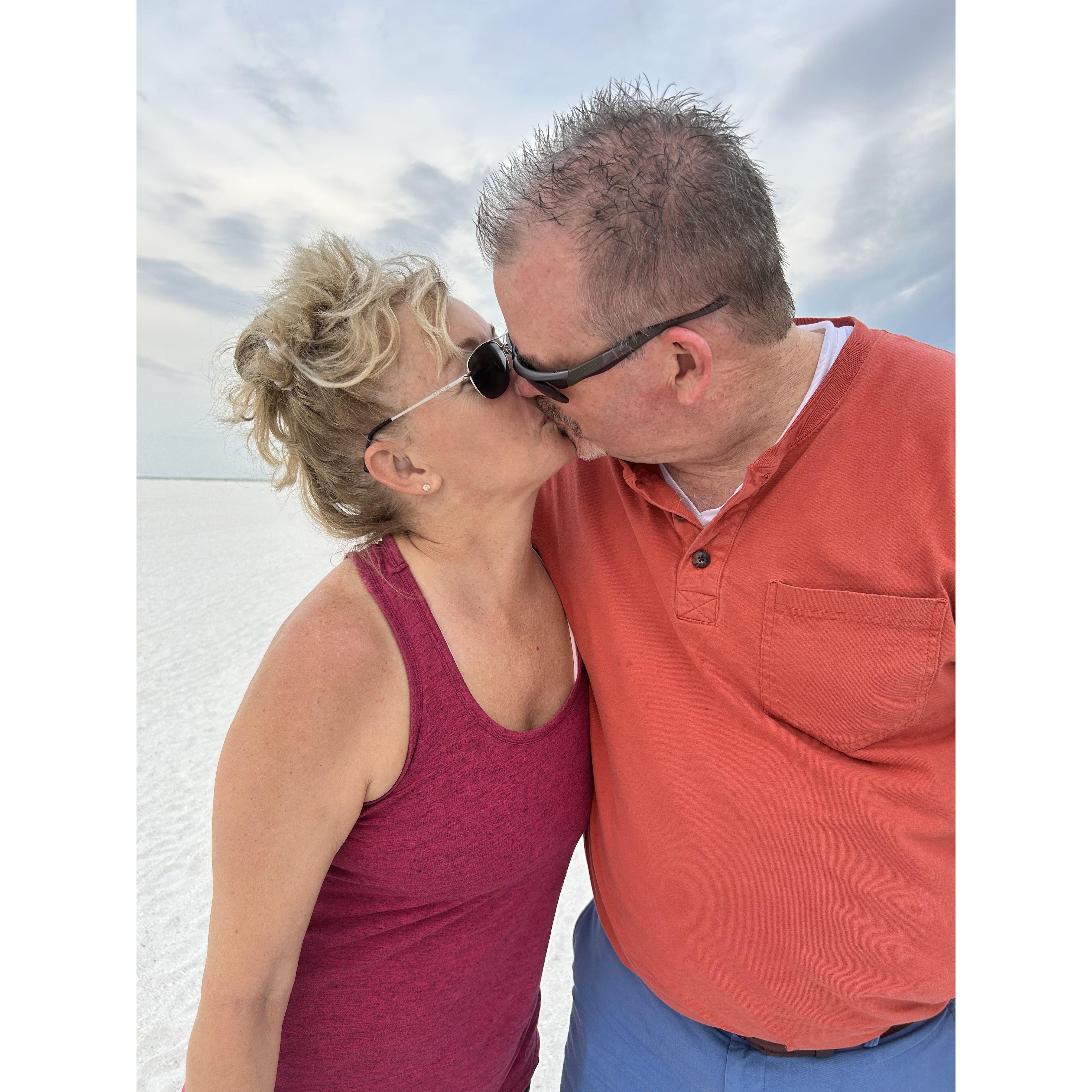 She said "yes" to the surprise proposal on the beach in Naples Florida.