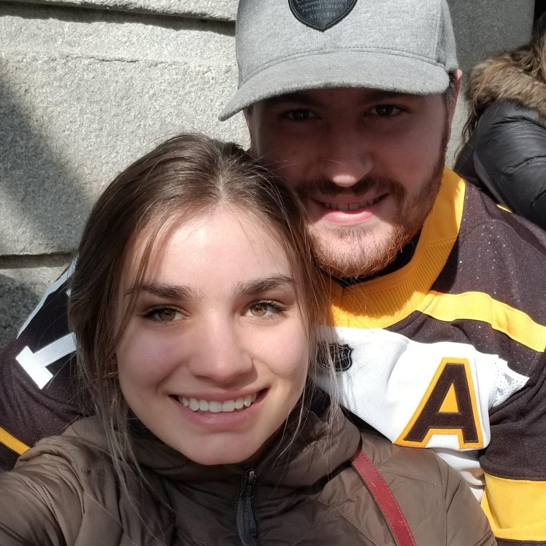 First Bruins game together!