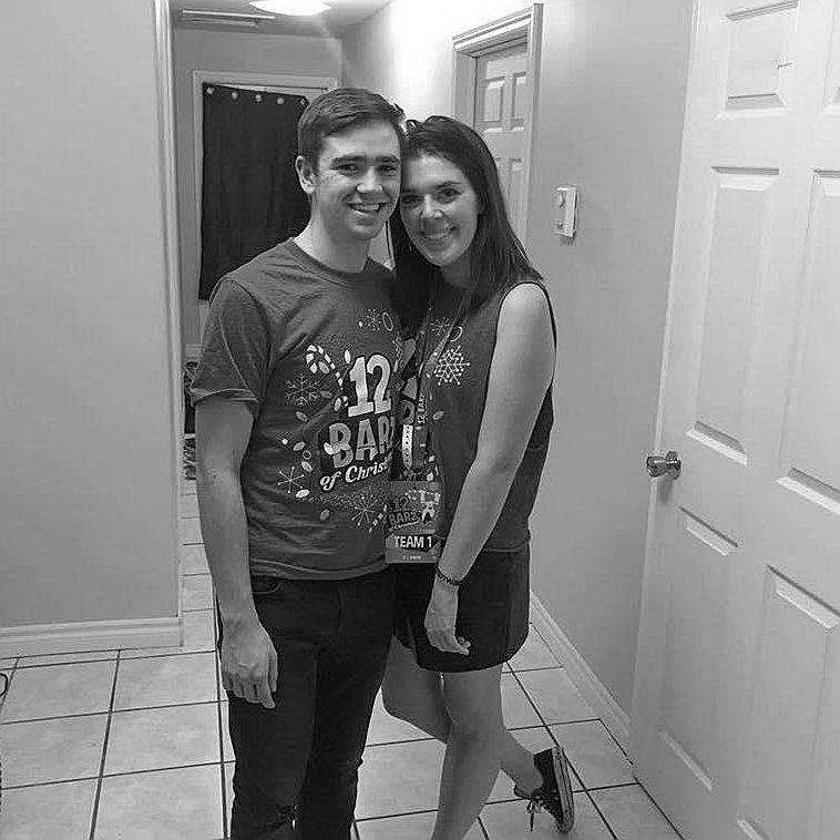 Our first picture together circa 12 Bars 2017