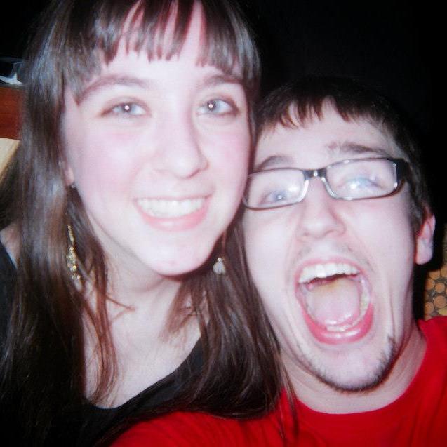 Stillllll "just friends" during early spring semester of freshman year.