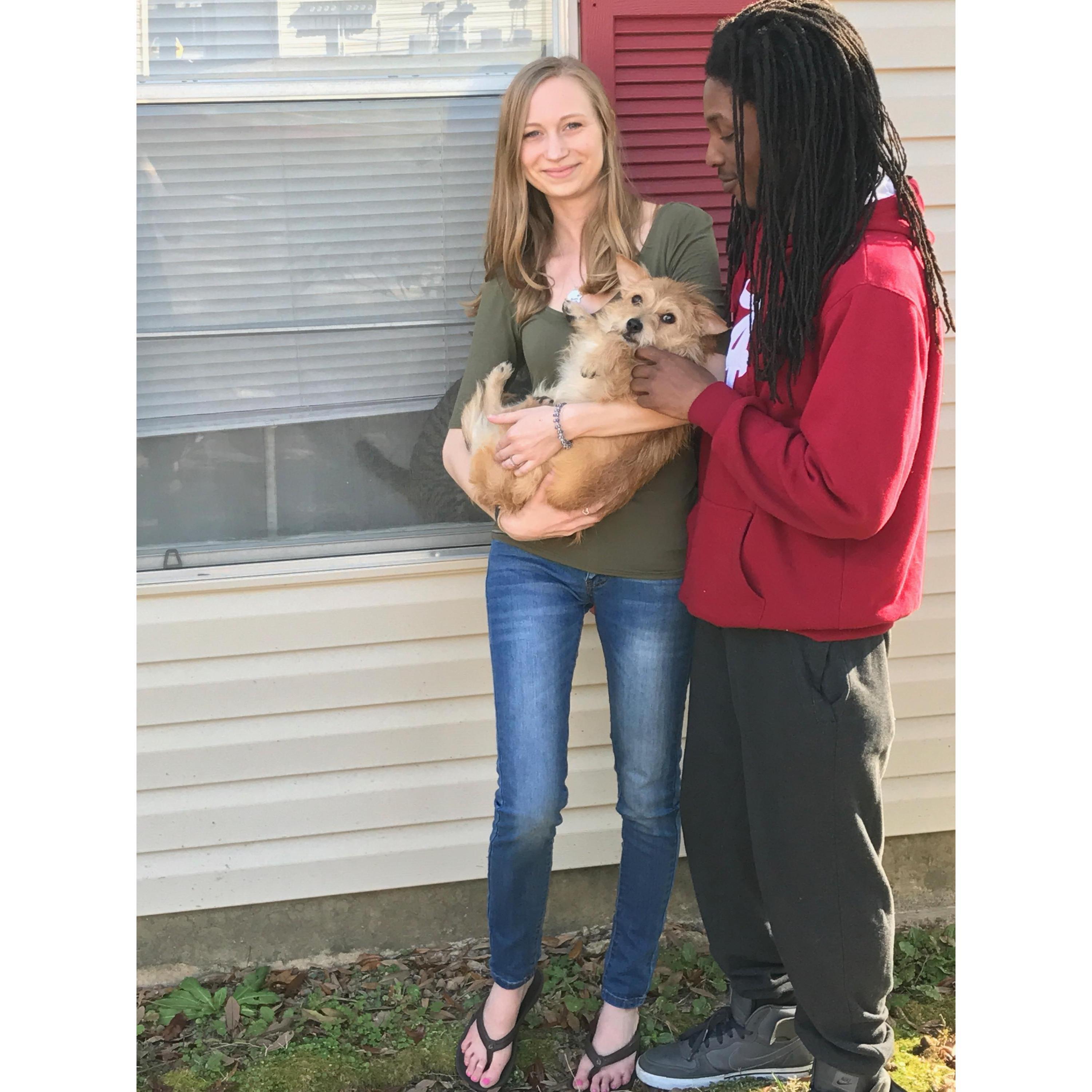 Adopting our third, Benji. March 2017