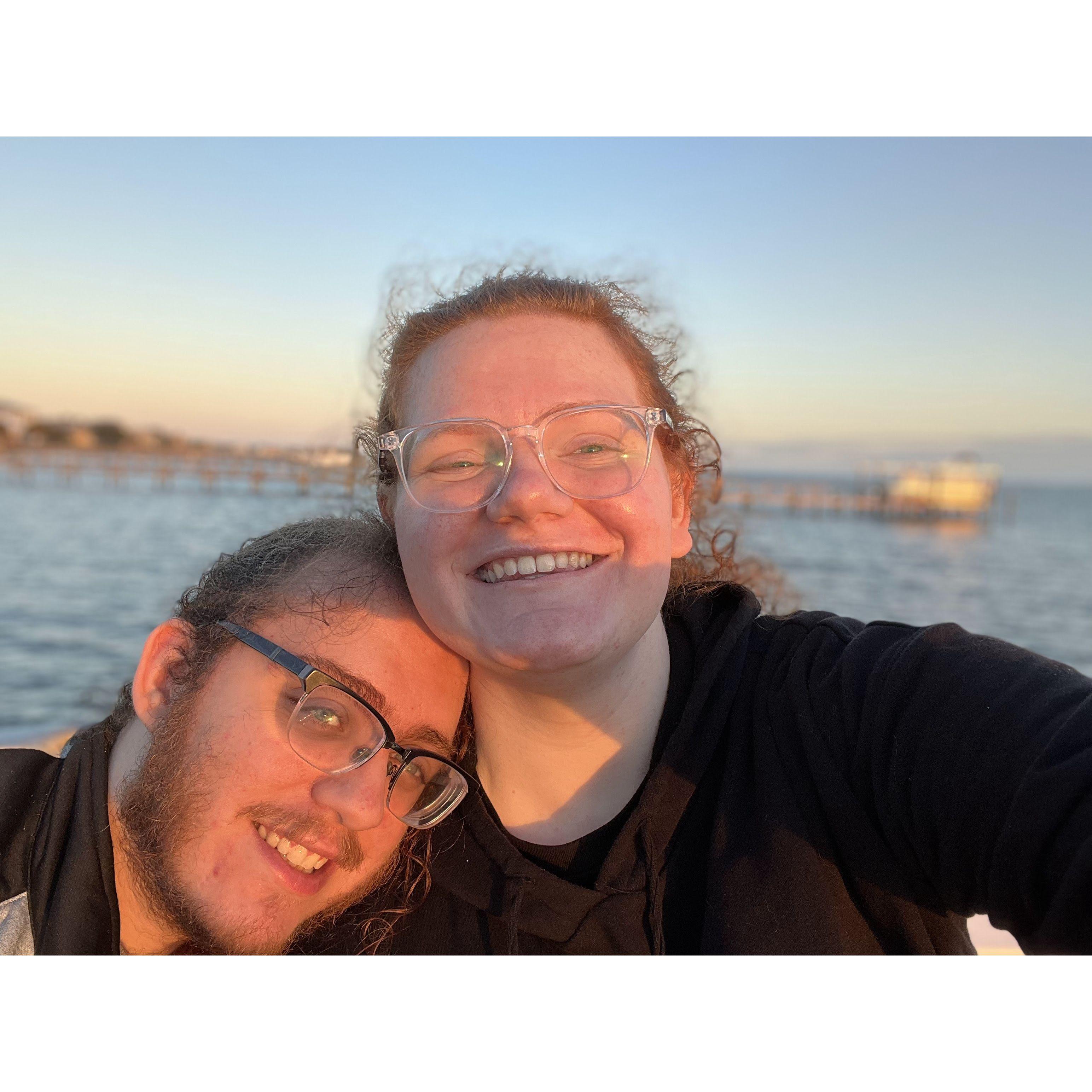 First time we sat and watched the sunset on the beach together
12/29/22