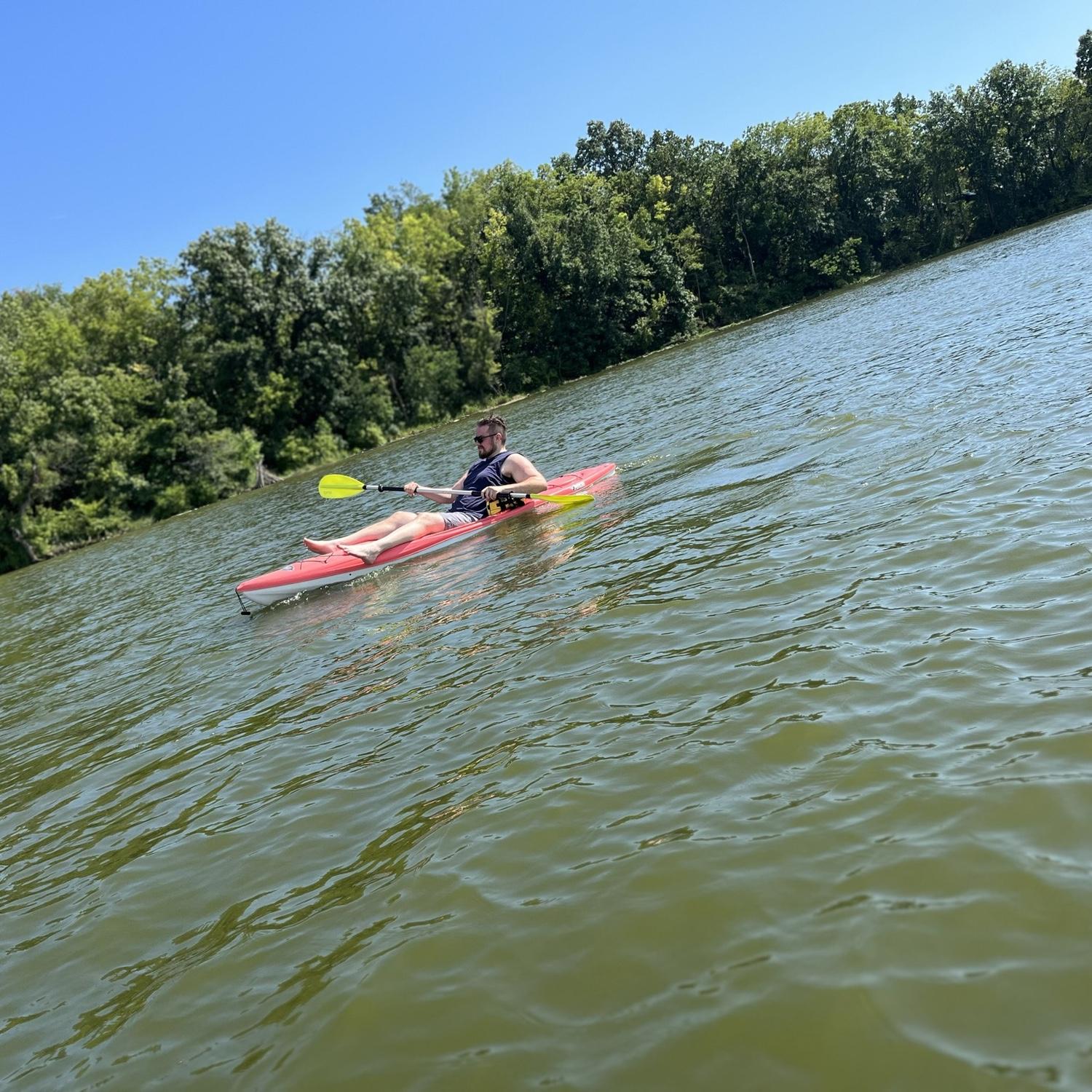 Kayaking at Eagle Creek!