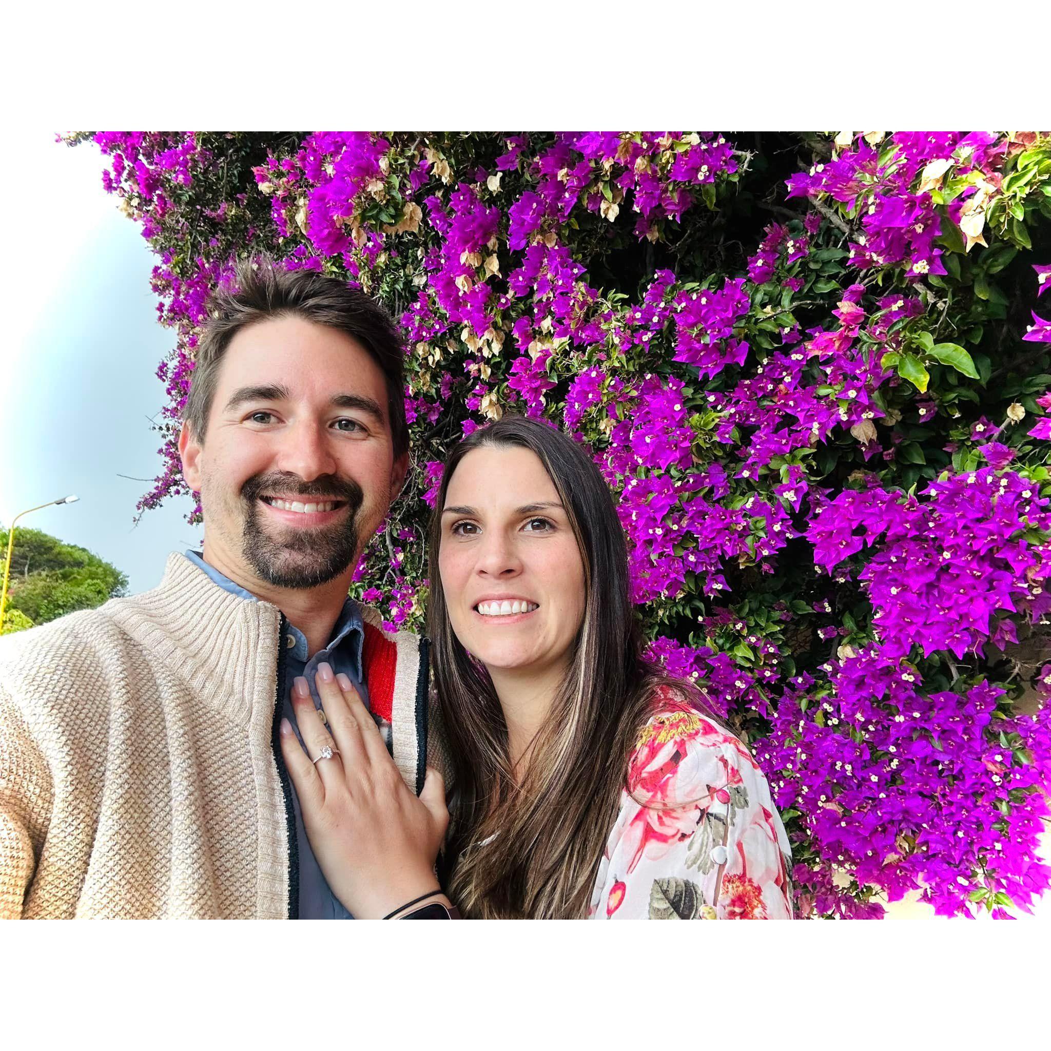 The day after she said "Yes!"