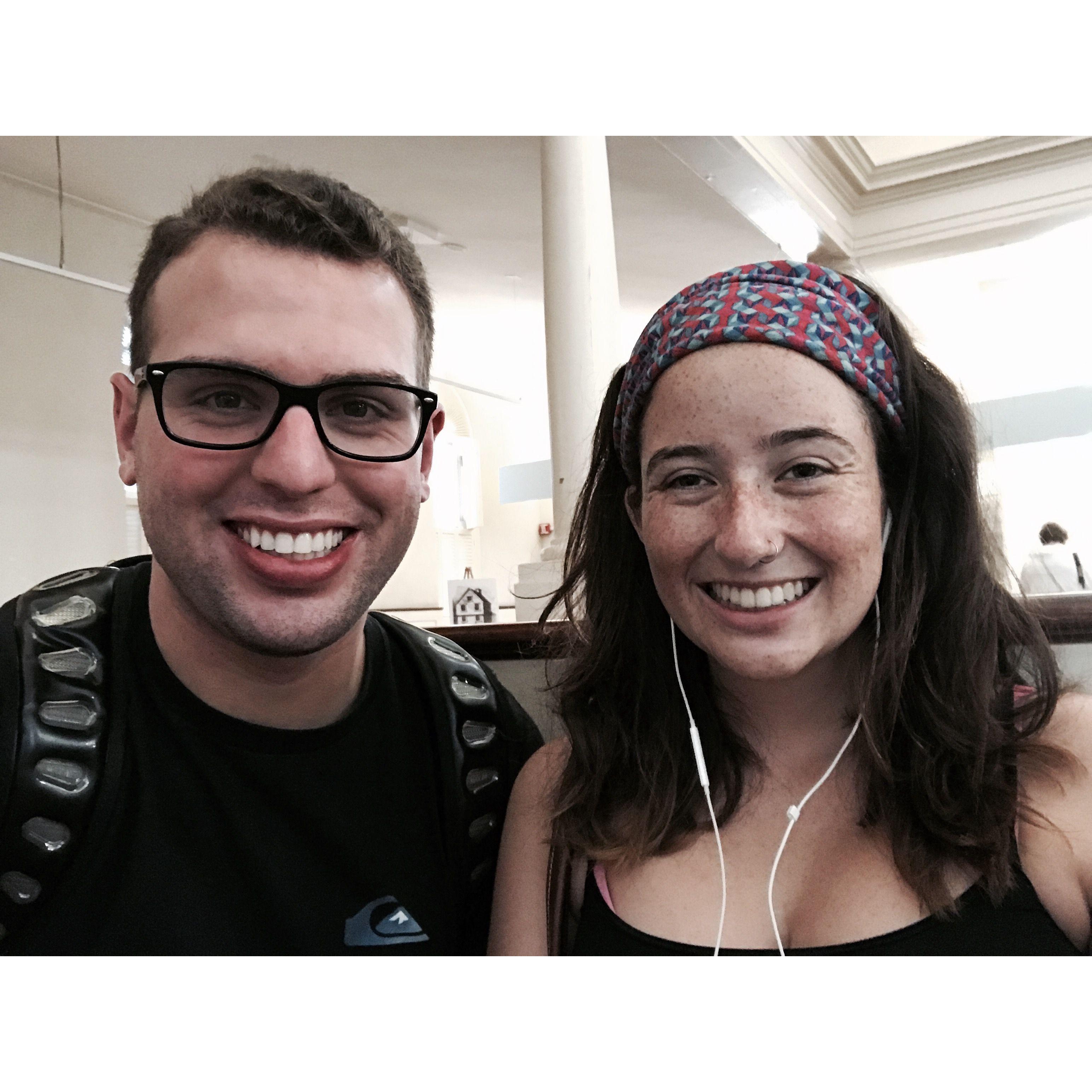 July 2017: The first time Grace took Stephen to New Hampshire.