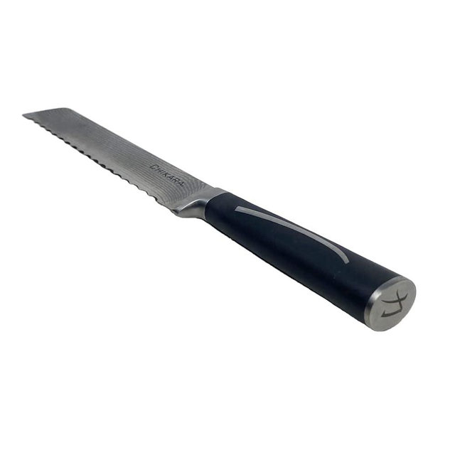 Ginsu Hanaita Series Damascus 33 Layer VG-1 Core Stainless Steel 8-Inch Bread Knife 5903