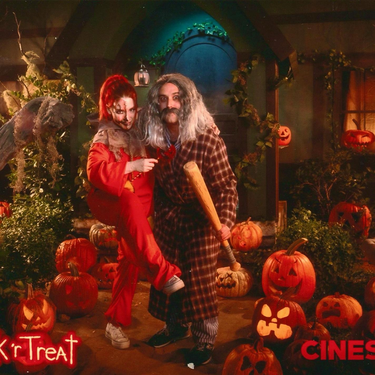Candice and Shaun love Halloween!! This was a photo of them at the last Cinespia movie screening at the Hollywood Forever Cemetery, one of their favorite events to attend in October!