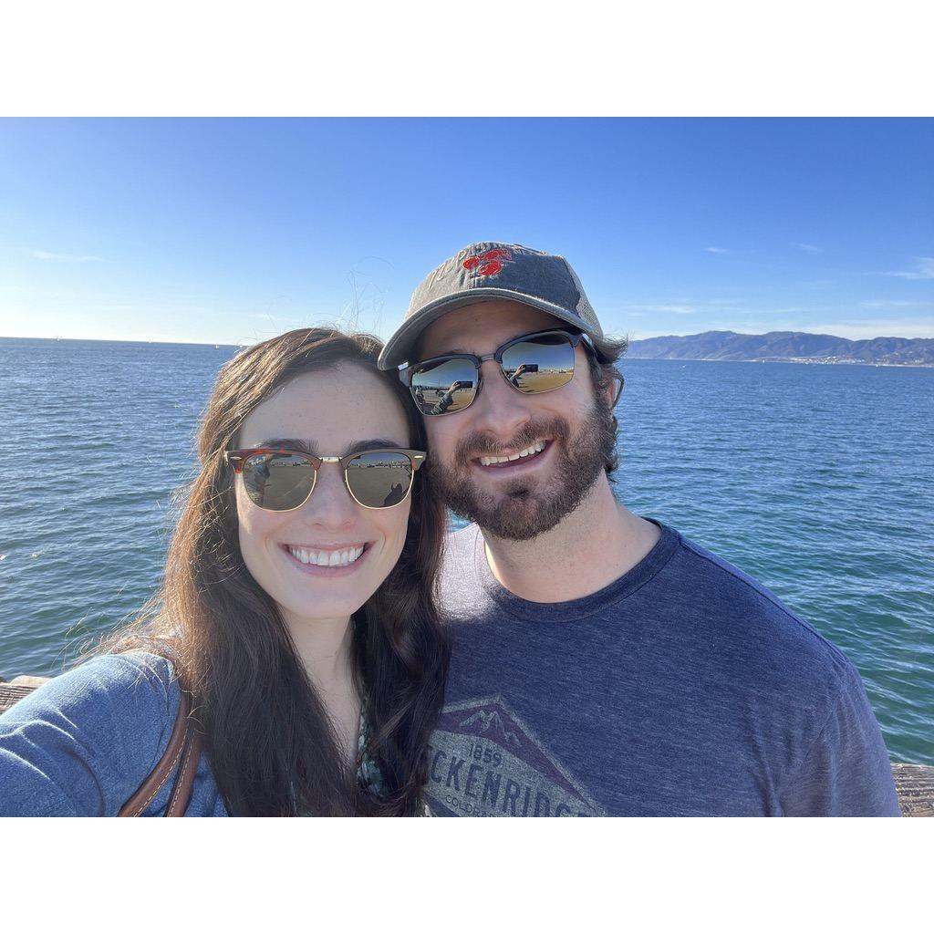We loved our California home this year! This is us on the Venice Beach pier.