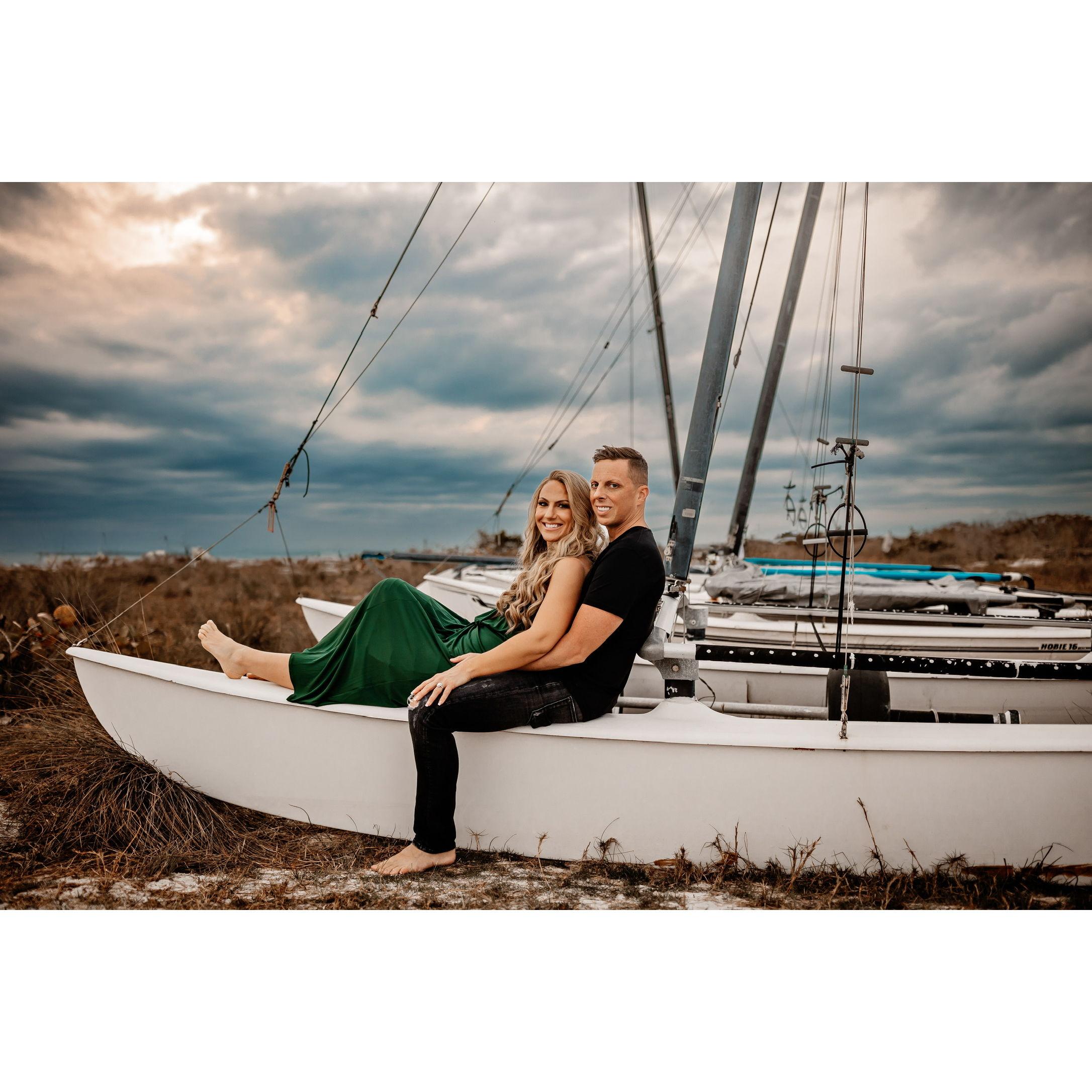 Siesta Key, FL Engagement Pictures: February 2024