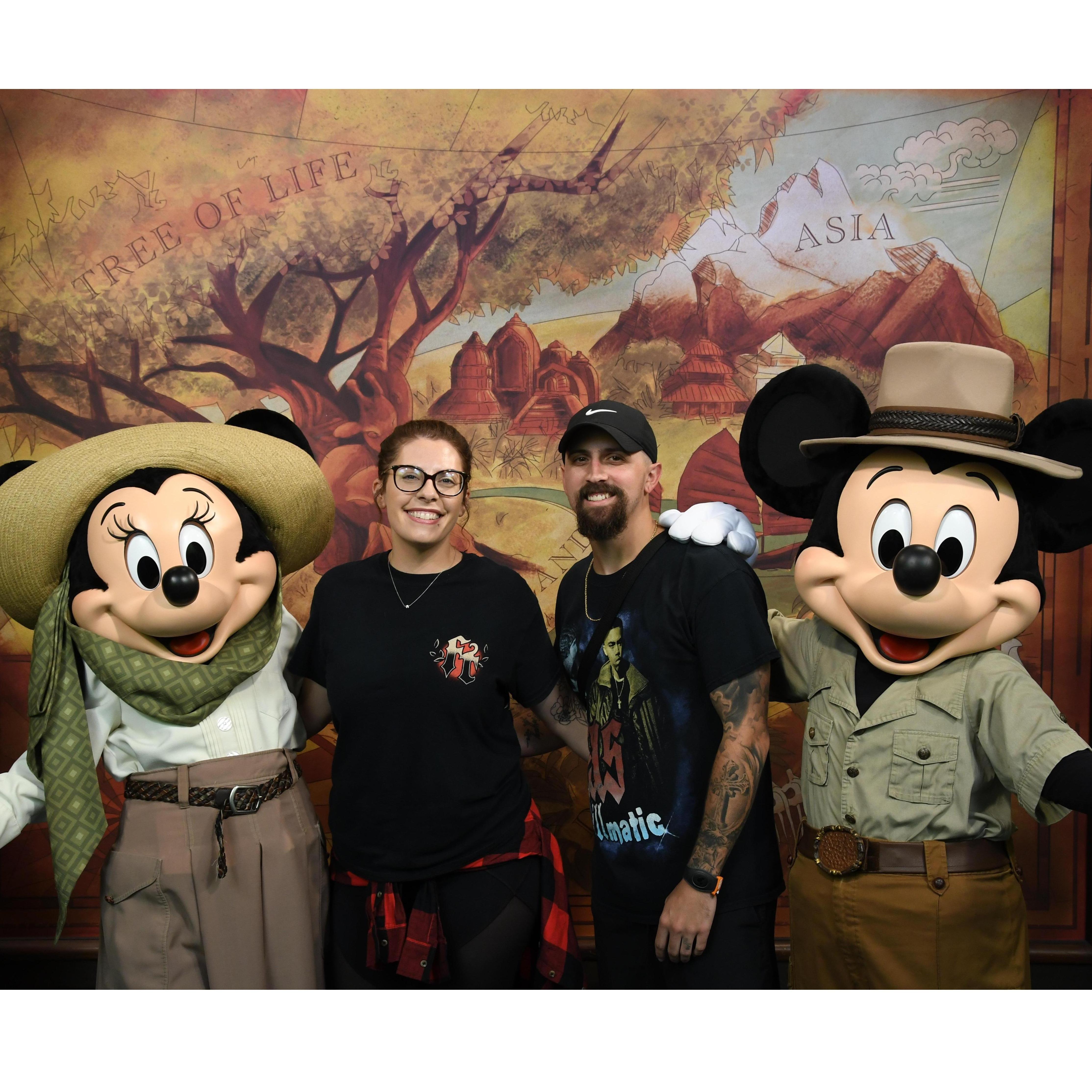 One of our many trips to Disney :)