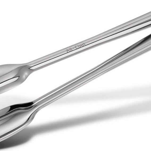 All-Clad T234 Stainless Steel Cook Serving Tongs, Silver