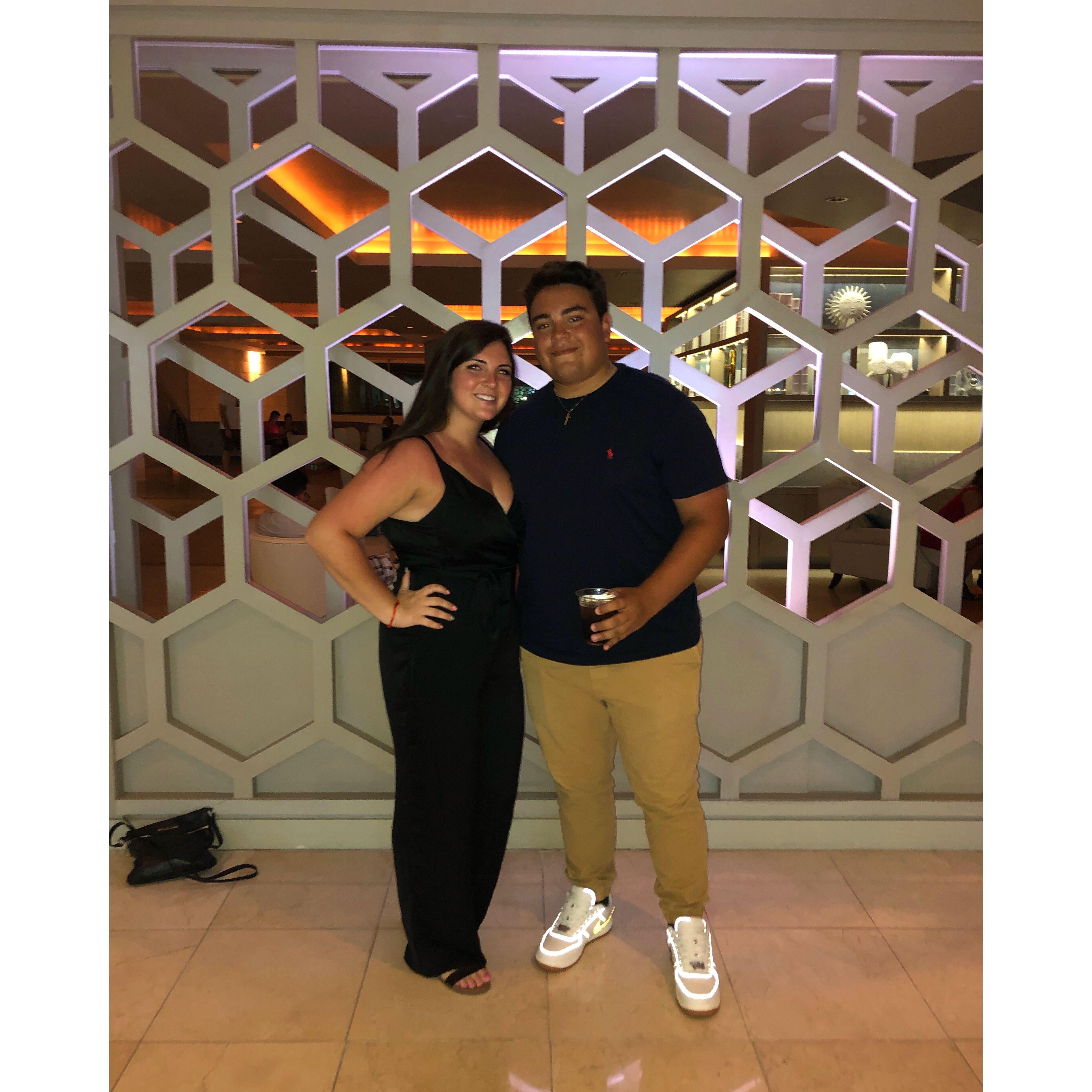 Our first vacation together to the Bahamas (2019)