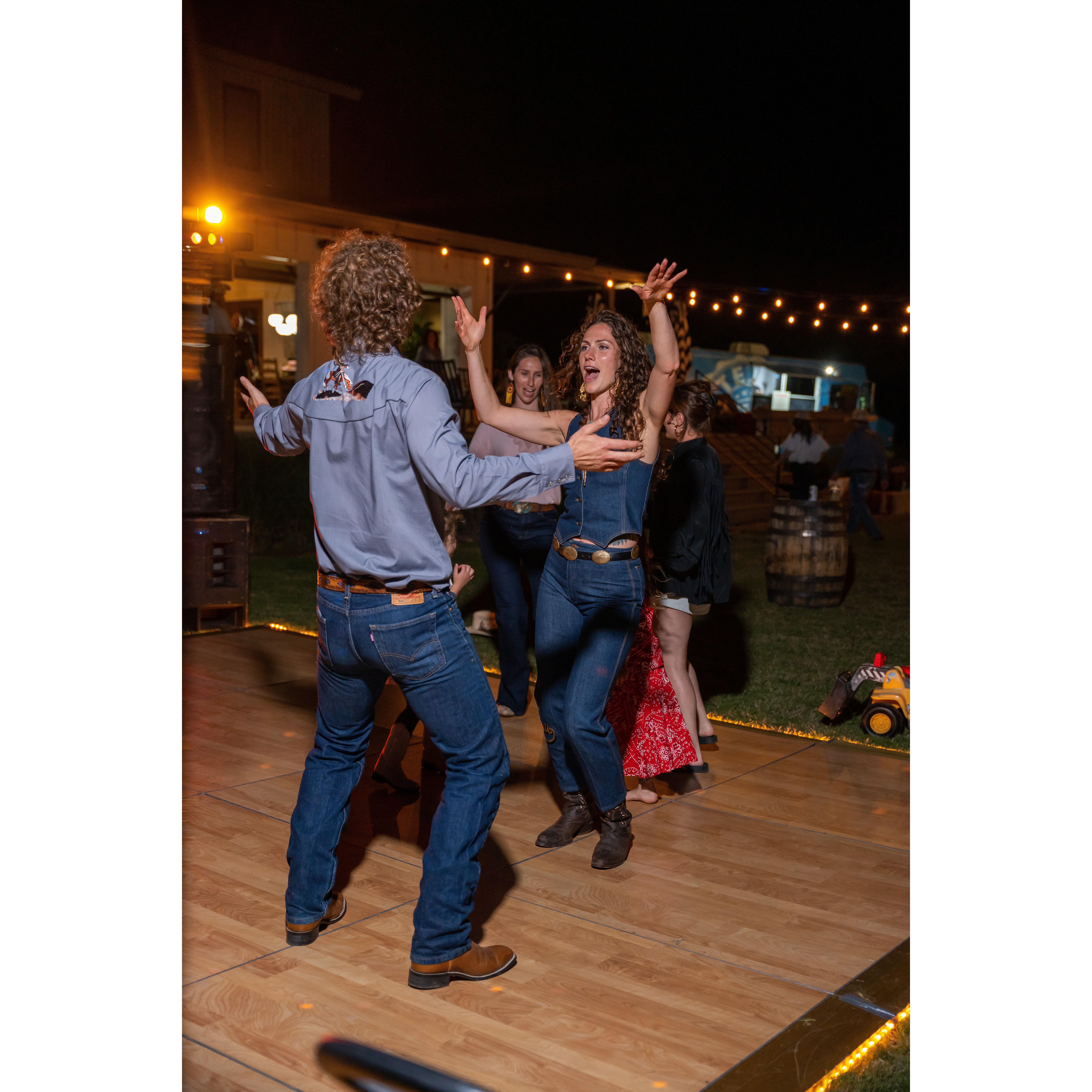 Vintage Western Engagement Party