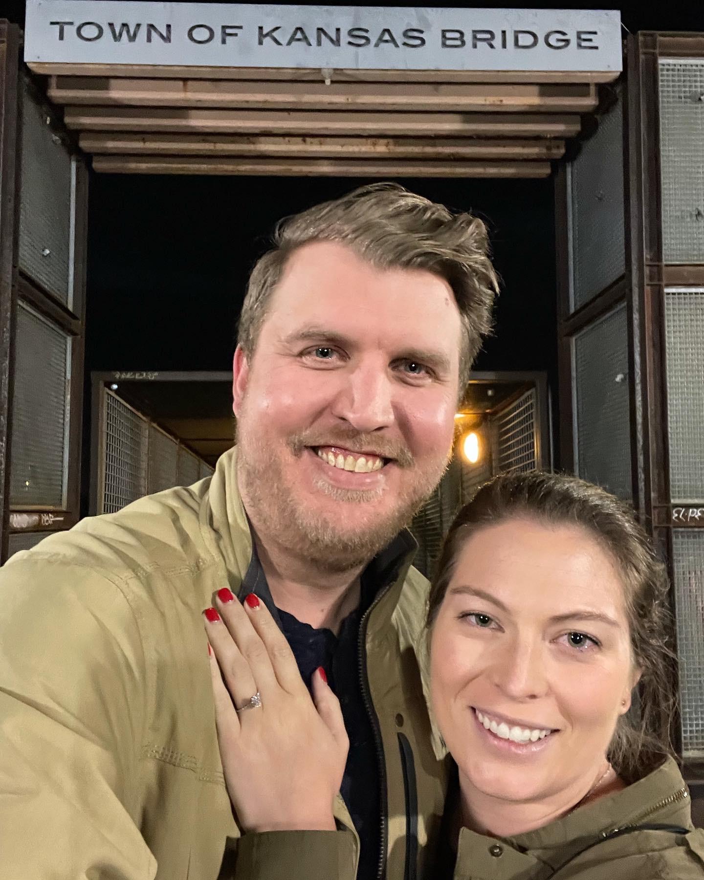 Right after our engagement 💍