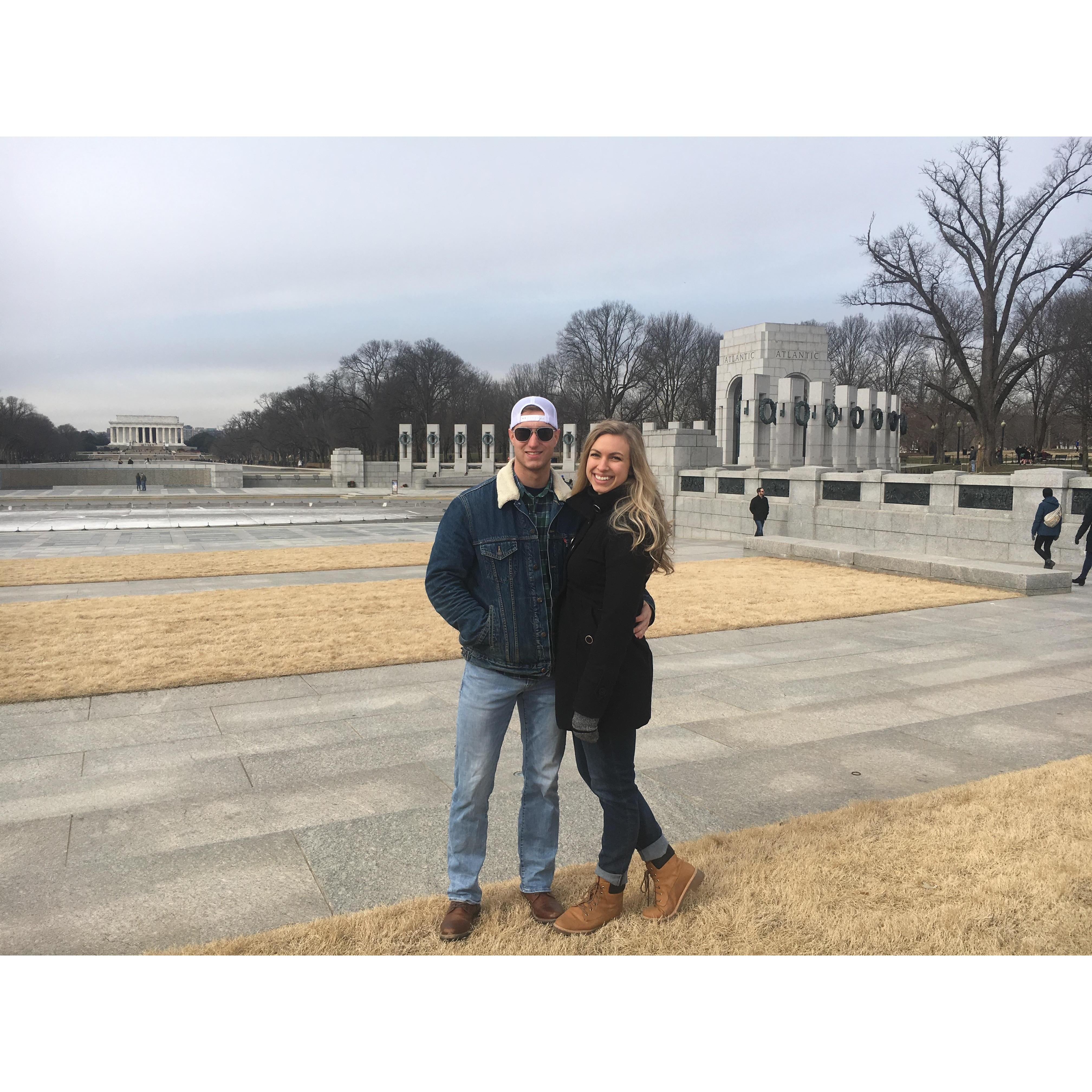 Showing off the National Mall.