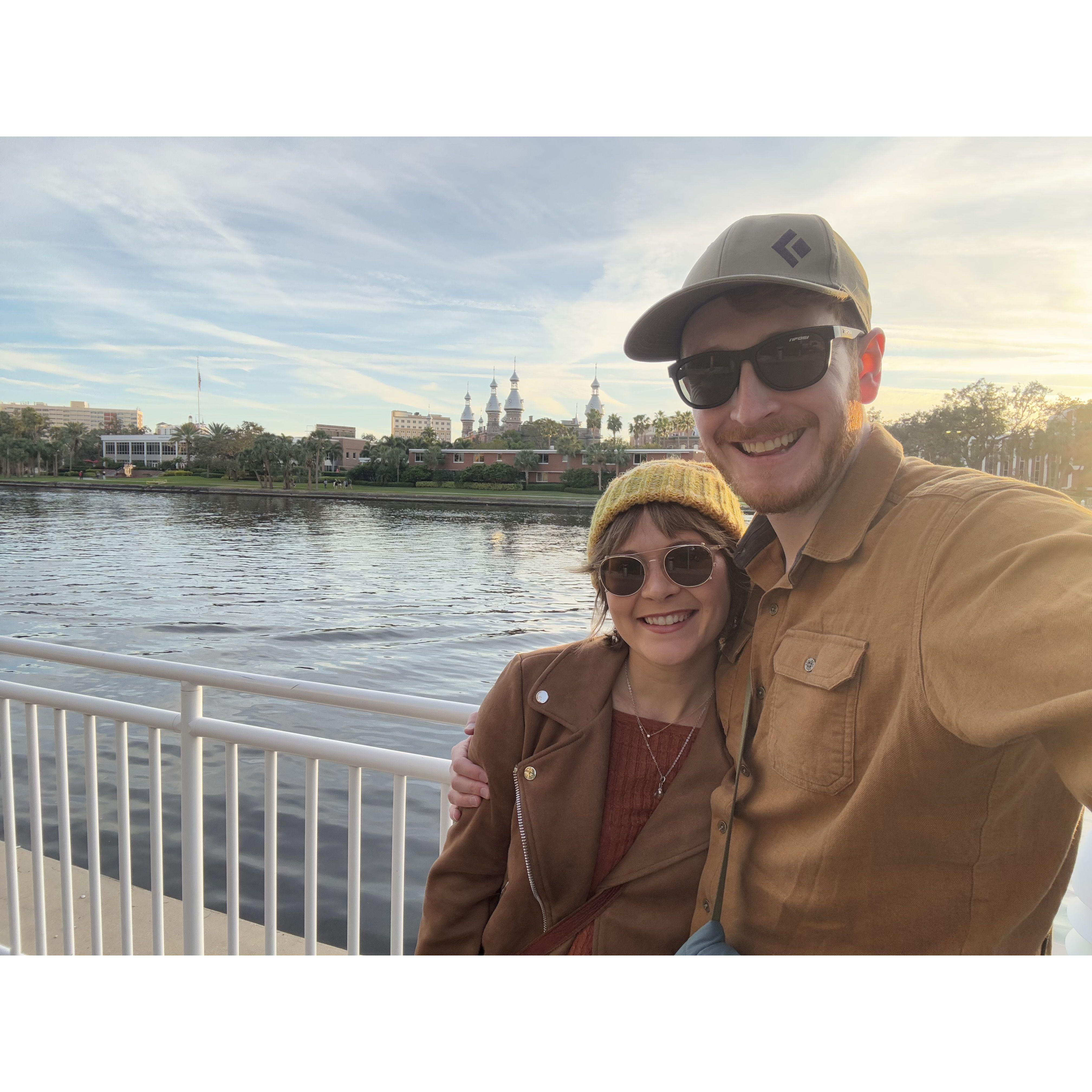 Tampa Riverwalk. Brian may just be a FL boy!