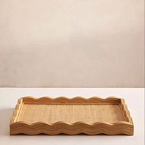 Soho Home Pangbourne Rattan Tray