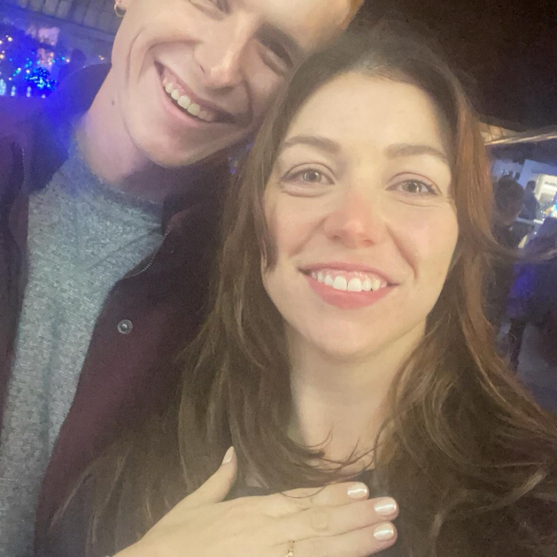 First selfie engaged!
