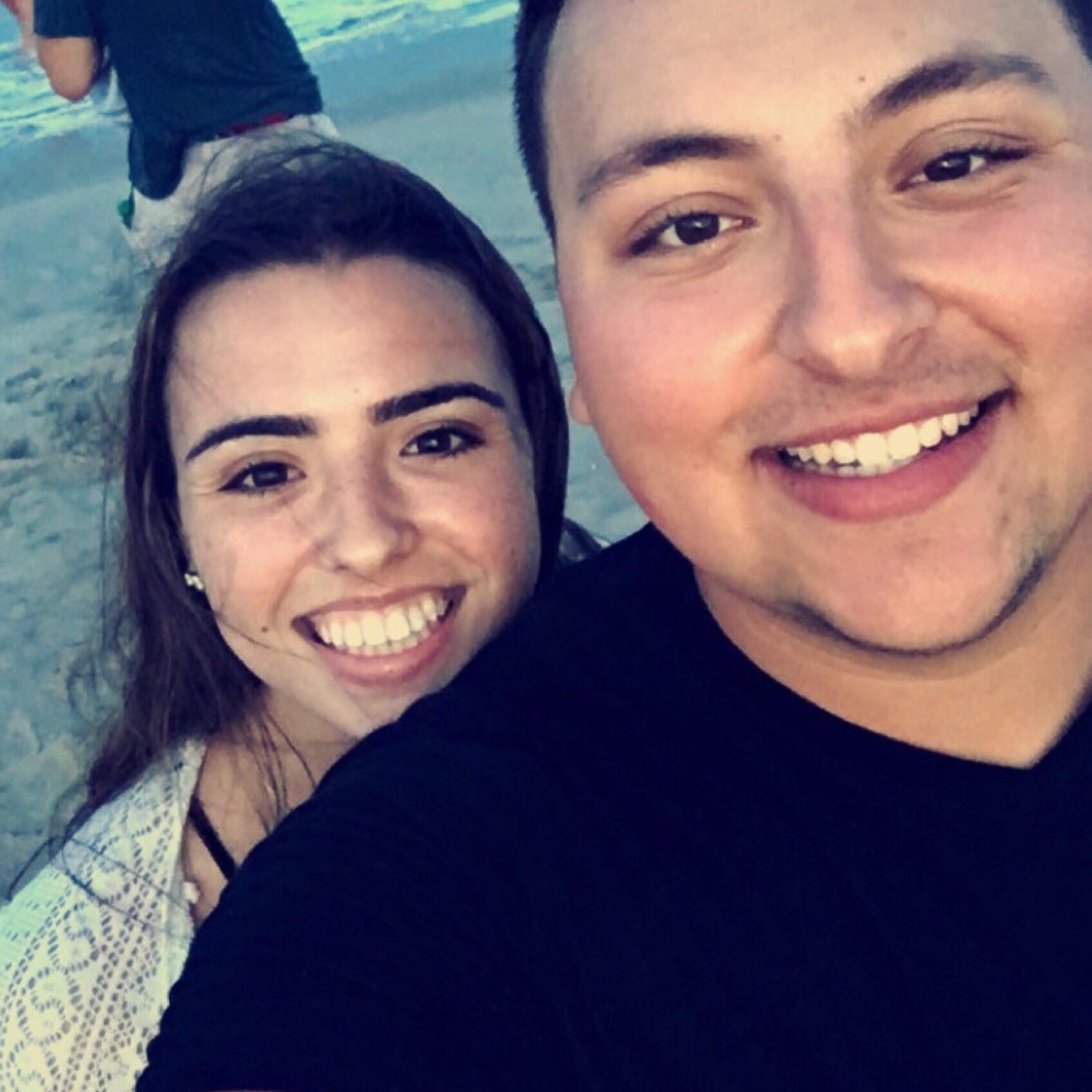 7/9/17 our first photo together, the beginning of our love story