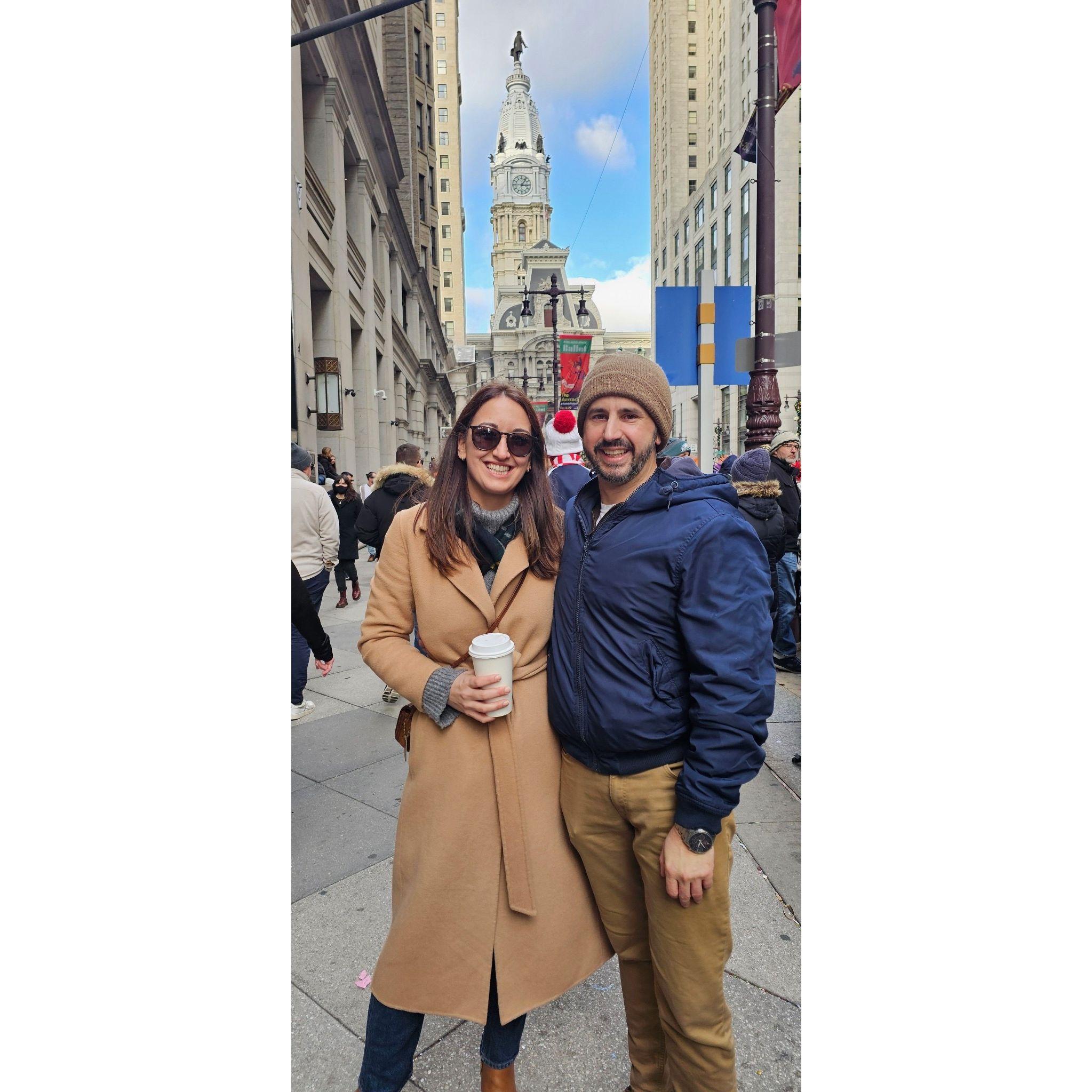 First Mummer's Day Parade in Philly with friends