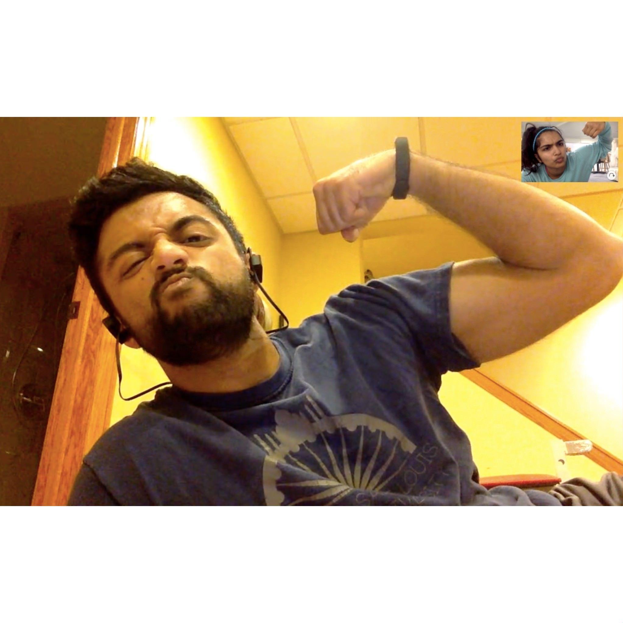 Spent the next 6 months of our relationship virtually due to Covid-19 :(