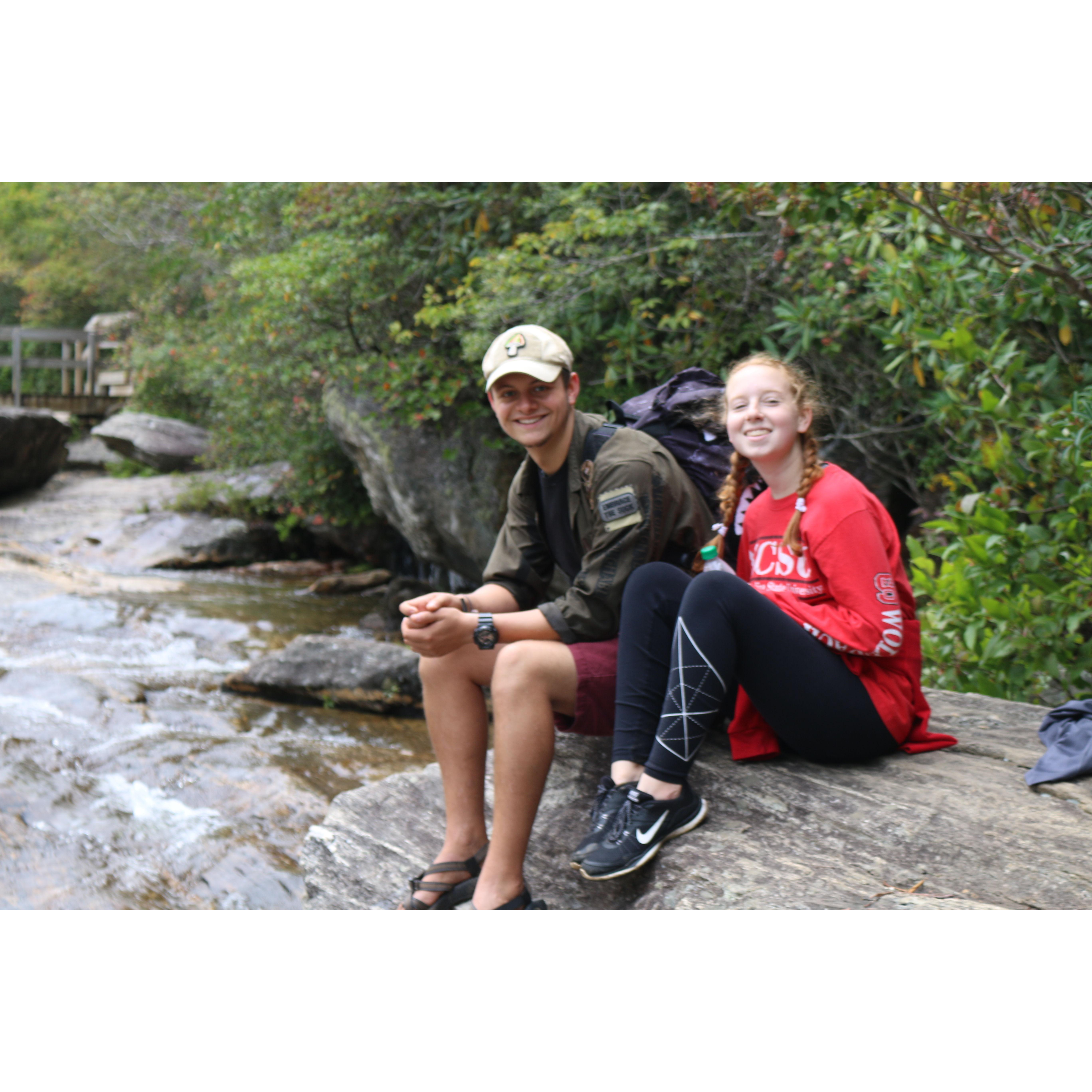 Sophomore year of college - A trip to Asheville
