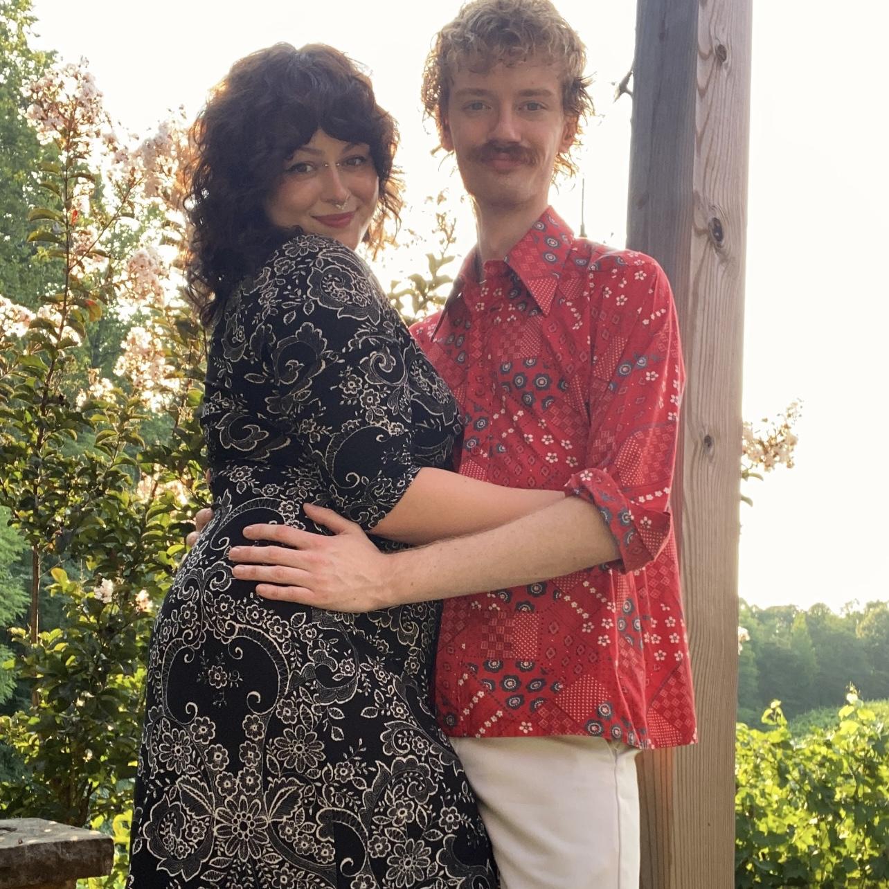 A pic after our engagement dinner at the winery!