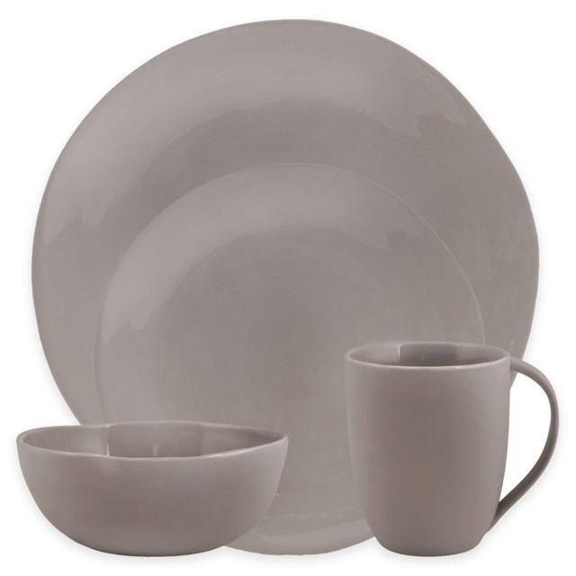 Artisanal Kitchen Supply® Curve 16-Piece Dinnerware Set in Grey