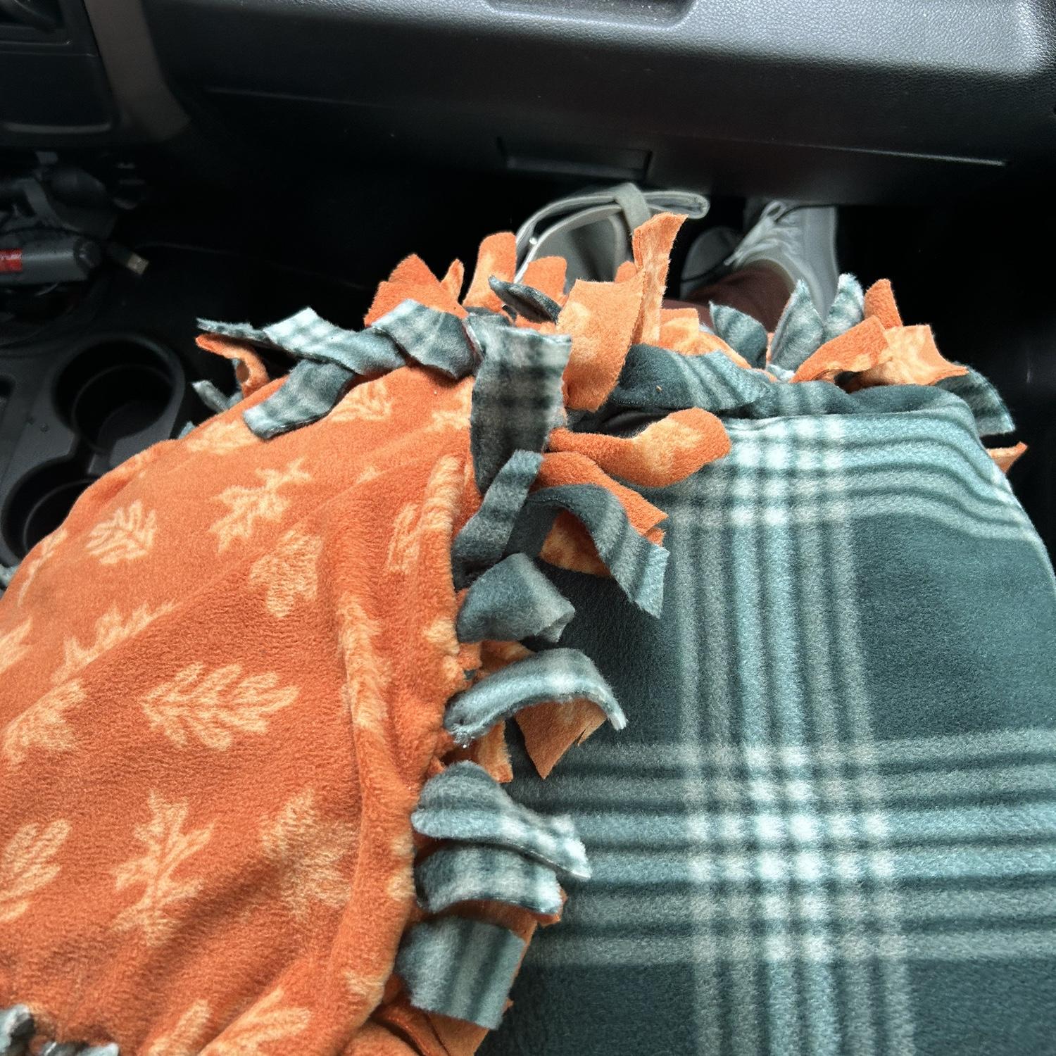Library No-Sew Blanket Date