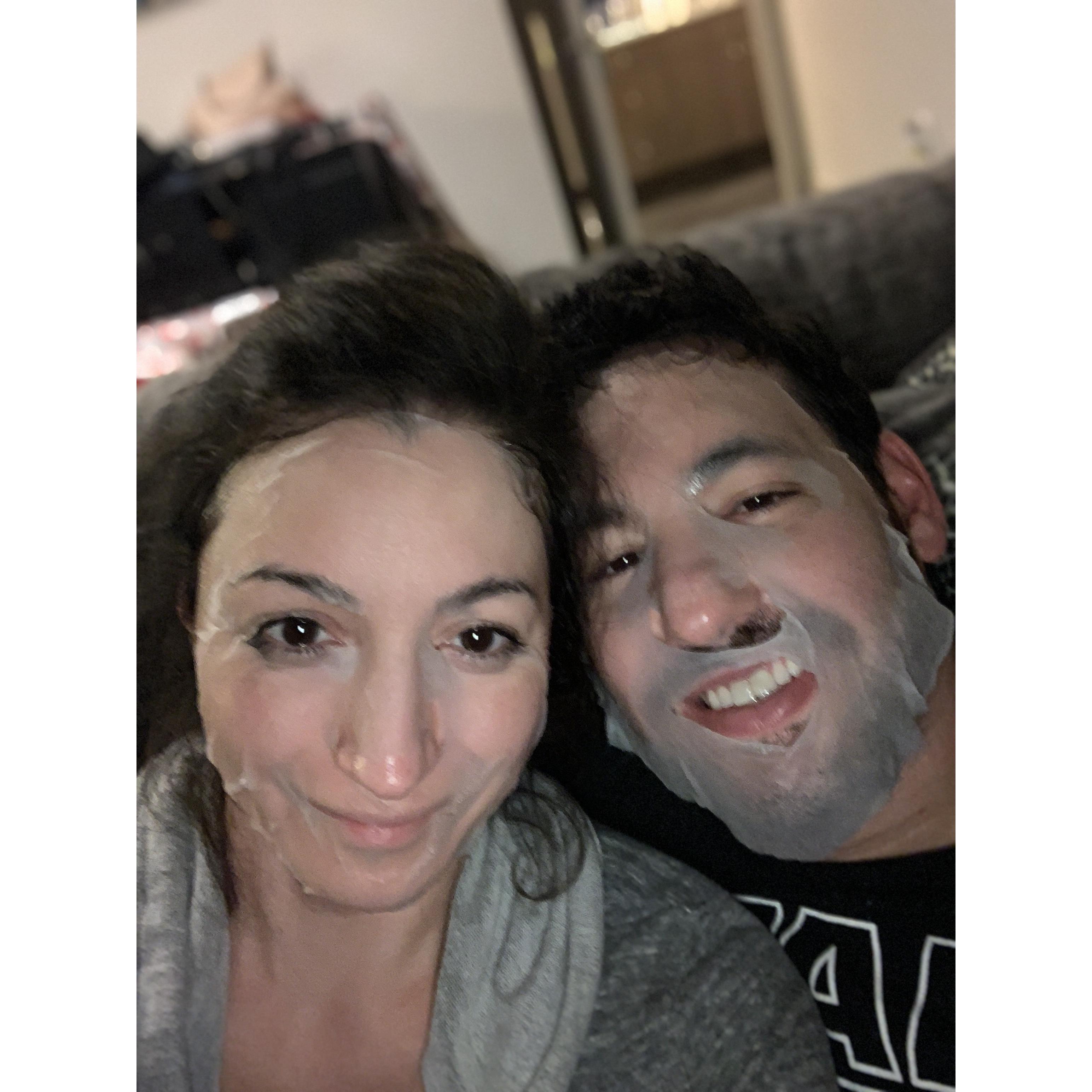 Friday night facials!