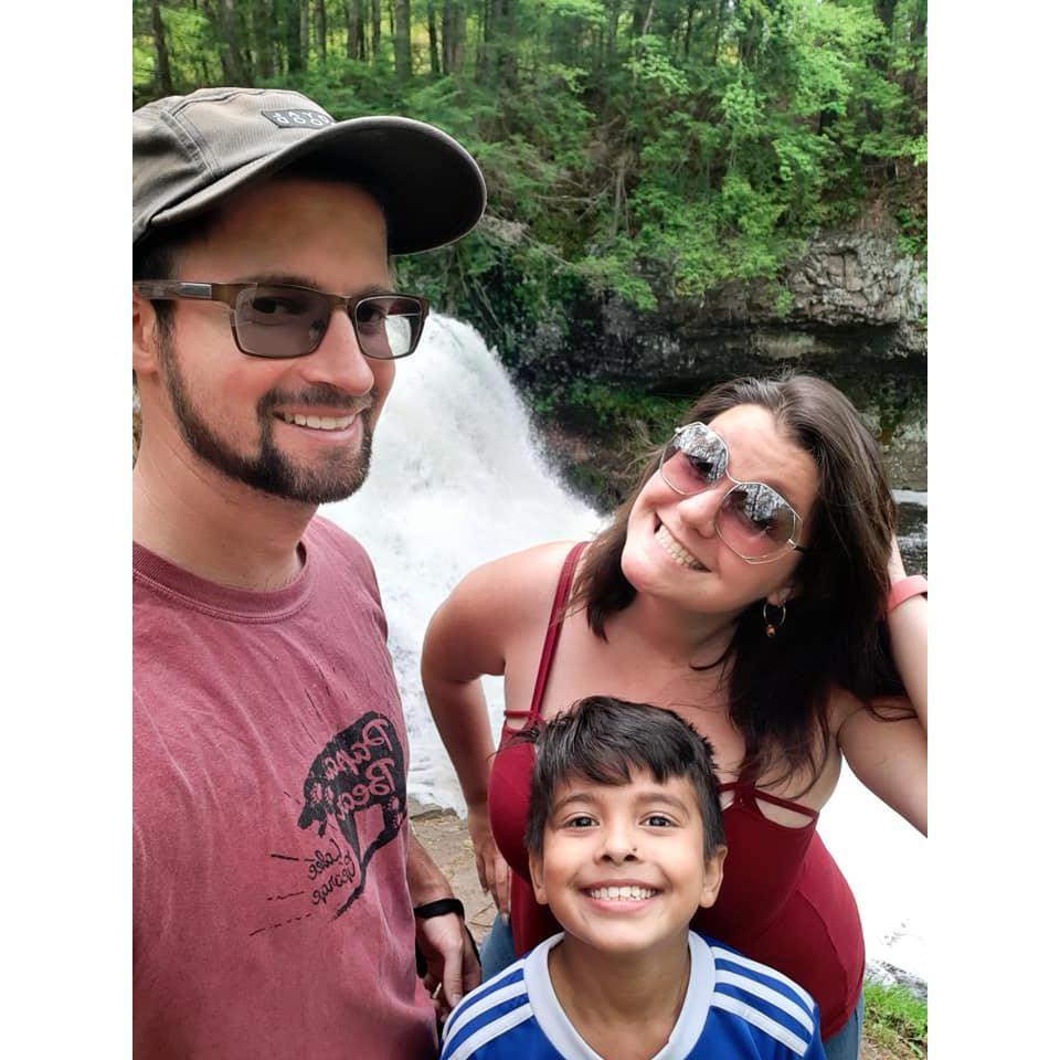 Waterfalls and family time.