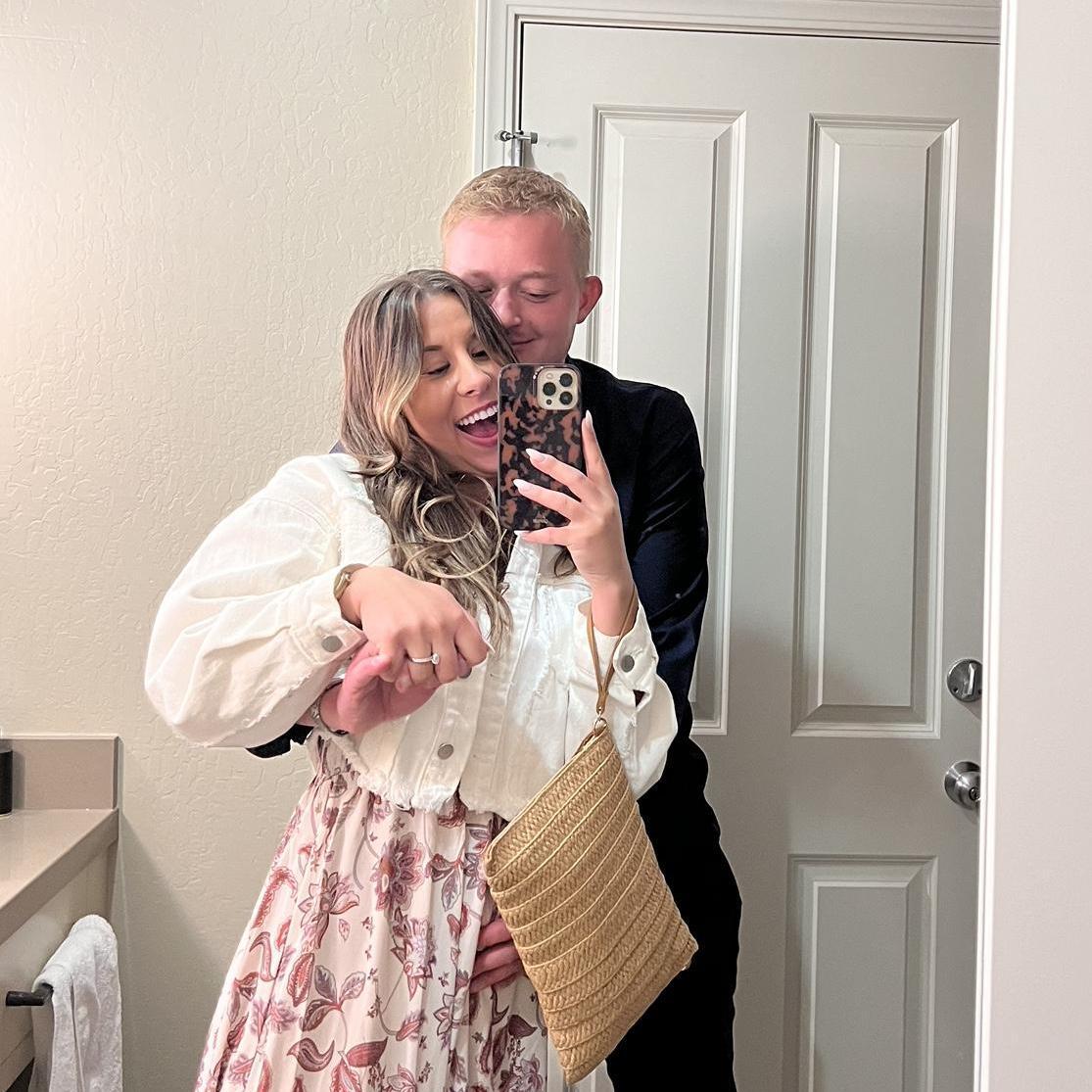 The night of our engagement!