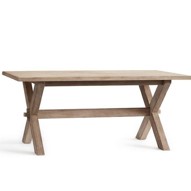 Toscana Extending Dining Table, Seadrift, 88.5" - 124.5" L