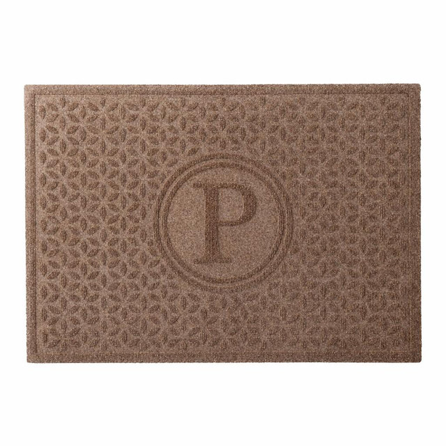 Personalized Waterhog Doormat, Blooming Circles