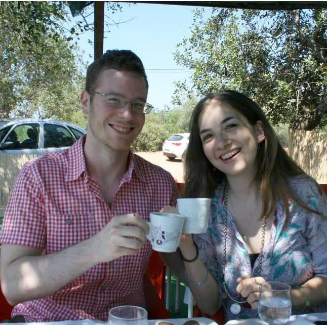 Enjoying coffee in Portugal!