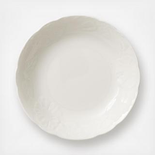 Rose Sauvage Blanche Rim Soup Bowl