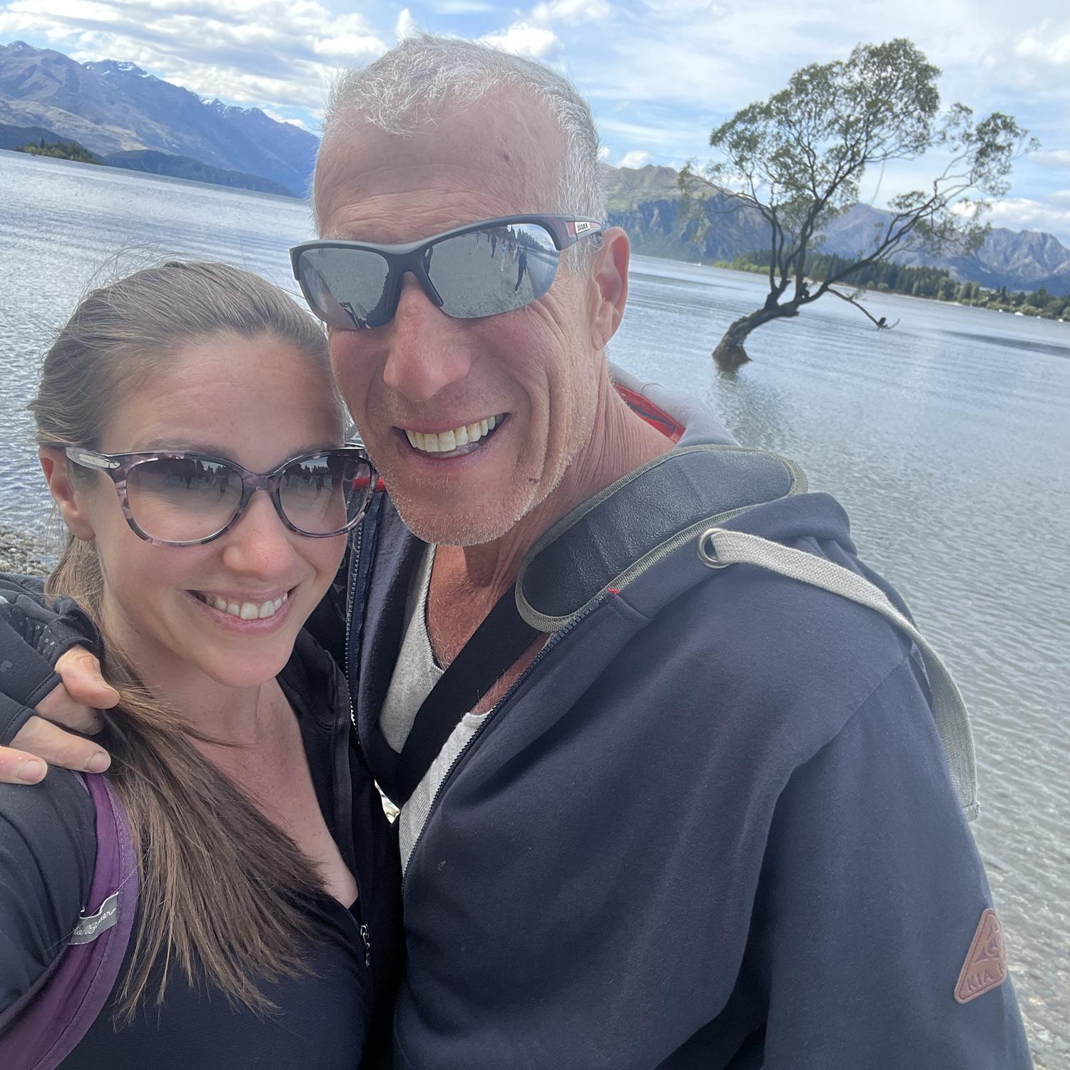 When biking past the Wanaka tree, one must stop for a photo. 😉