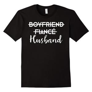 XL Boyfriend Fiance Husband T-Shirt Newlywed Couples Honeymoon
