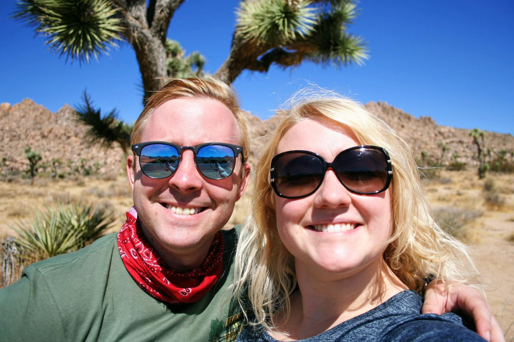 October 2019 - visiting Joshua Tree National Park on Lauren’s birthday